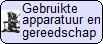 Gebruikte apparatuur en gereedschappen